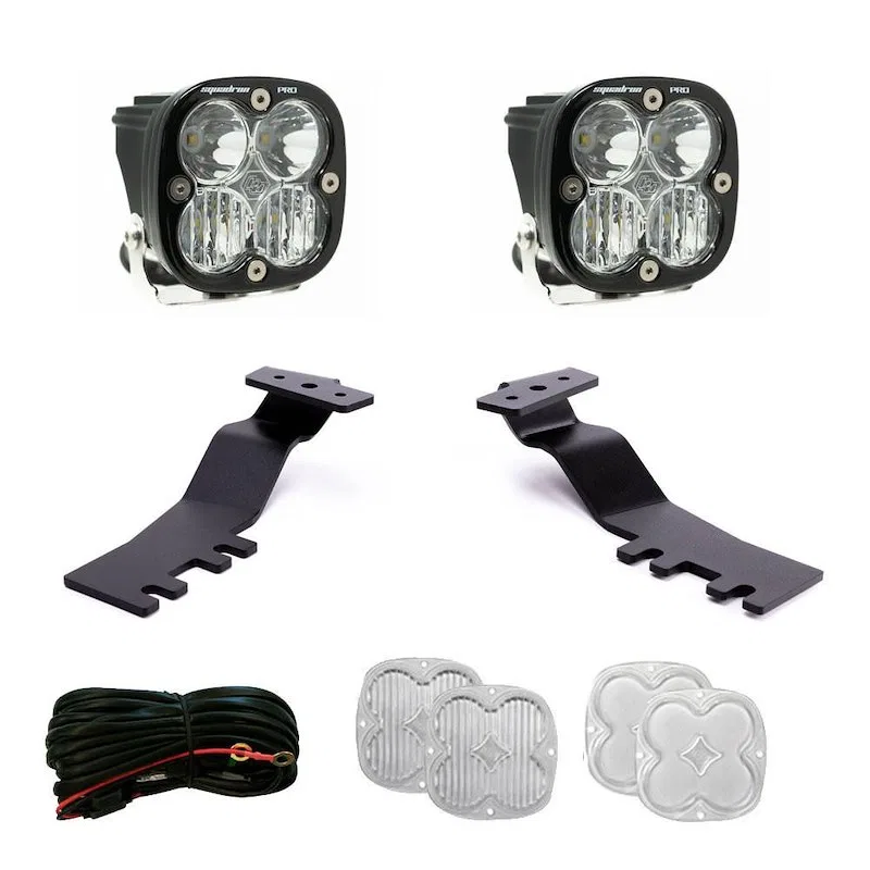 44-8265 – BAJA DESIGN Driving/ Fog Light, LED Bulb 4 LED Bulbs 3.07 Inch Square 41 Watt Bulbs Amp Draw 3 AMP Driving/...